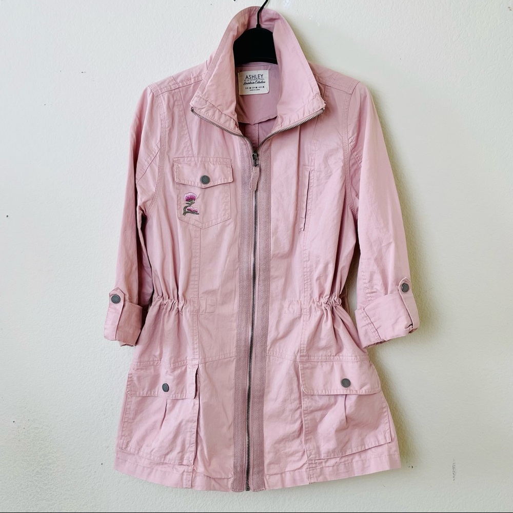 2 for $30- Dusty Rose embroidered jacket